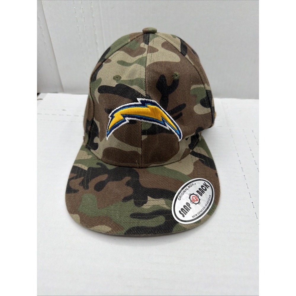 Snap Back Ball Cap Hat Camo LA San Diego Chargers